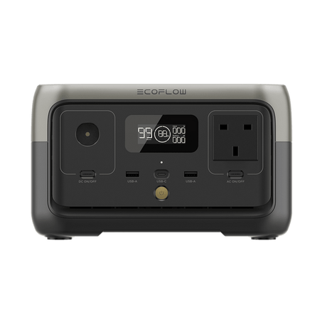 EcoFlow River 2 Portable Power Station | ZMR600-B-UK - Beattys of Loughrea | www.beattys.ie