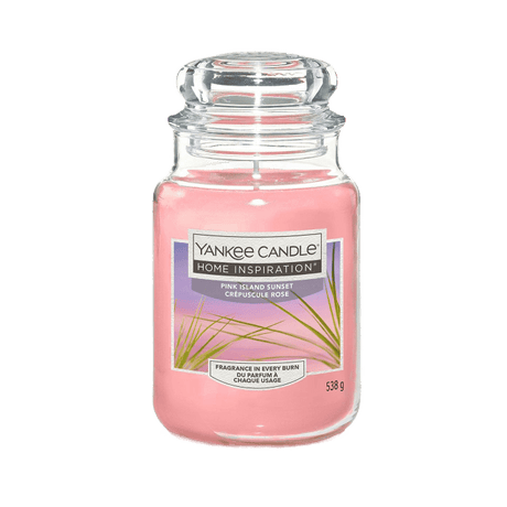 Pink Island Sunset Home Inspirations Large Yankee Candle 538g - CANDLES - Beattys of Loughrea