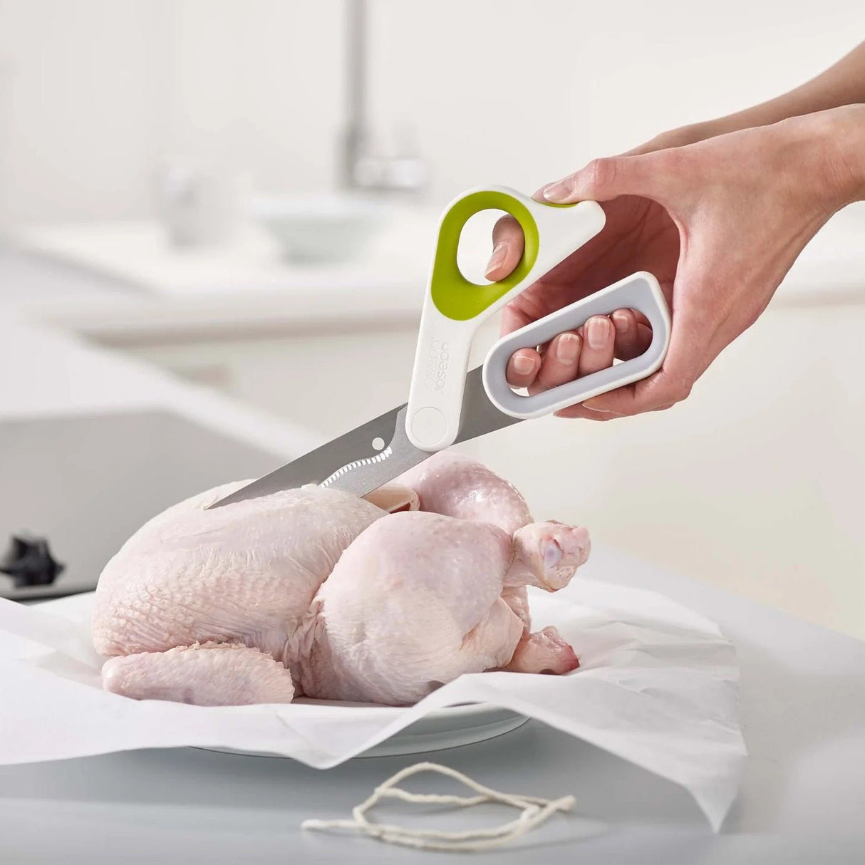 Joseph Joseph PowerGrip™ Green Kitchen Scissors - KITCHEN HAND TOOLS - Beattys of Loughrea