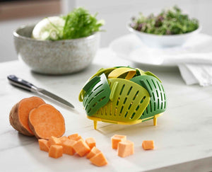 Joseph Joseph Bloom™ Green Folding Steamer Basket - KITCHEN HAND TOOLS - Beattys of Loughrea