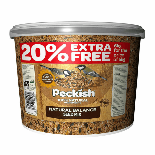Peckish Natural Balance Seed Mix 5kg + 20% Extra Free (6kg) - BIRD FOOD - Beattys of Loughrea