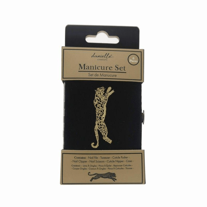 Danielle Leopard Design Manicure Set 6pc - BODYCARE - Beattys of Loughrea
