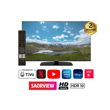Walker 24 inch Tivo Smart HD Ready TV - TV 21 - 28" (52 - 72CM) - Beattys of Loughrea