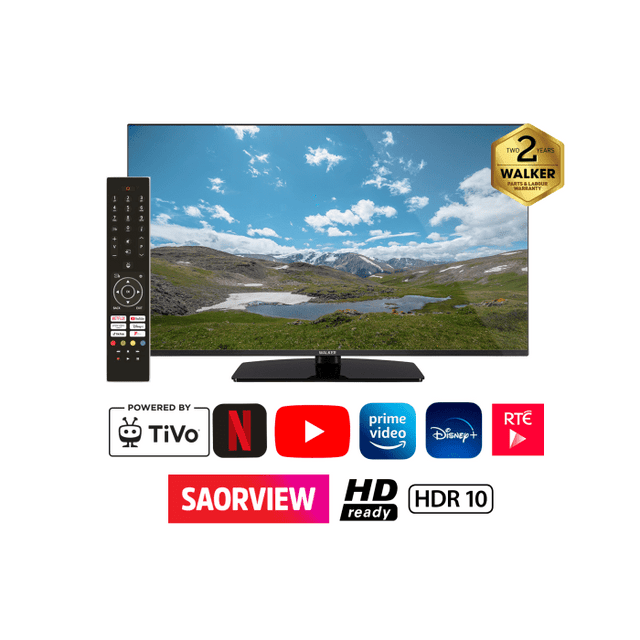 Walker 24 inch Tivo Smart HD Ready TV - TV 21 - 28" (52 - 72CM) - Beattys of Loughrea