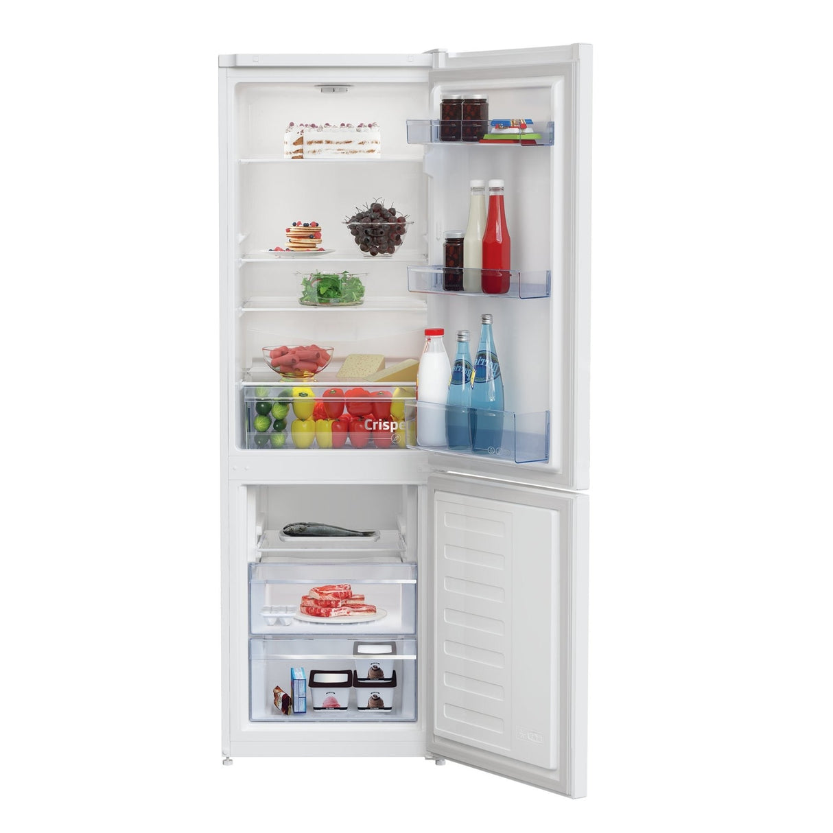 Beko 54cm Freestanding Fridge Freezer | White - FR/FREEZER MED COMBI 0 - 299L - Beattys of Loughrea