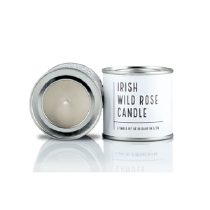 Irish Candle Tin Small - Wild Rose - CANDLES - Beattys of Loughrea