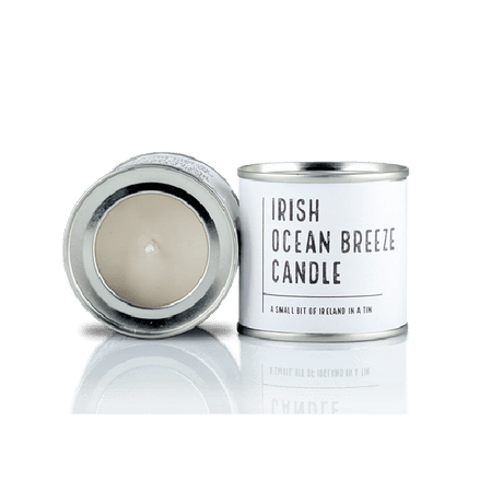 Irish Candle Tin Small - Ocean Breeze - CANDLES - Beattys of Loughrea