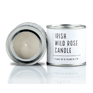 Irish Candle Tin Large - Wild Rose - CANDLES - Beattys of Loughrea