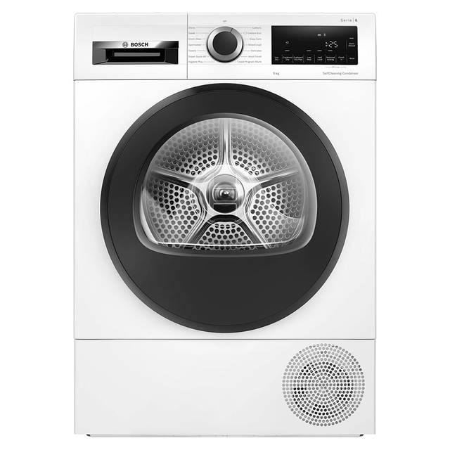 Bosch Serie 6 9 kg Heat Pump Tumble Dryer - White | WQG24509GB - TUMBLE DRYERS - Beattys of Loughrea
