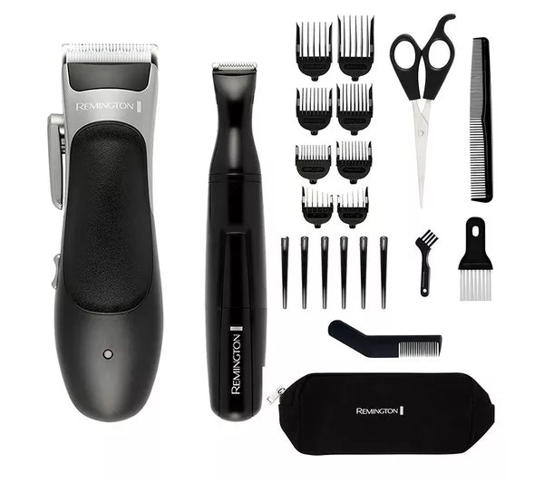 Remington Stylist 25-Piece Self-Sharpening Hair Clipper Kit | HC367 - HAIR CLIPPERS - Beattys of Loughrea