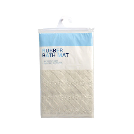 Croydex Basics Range Rubber Bath Mat, White - BATH MATS/SETS - Beattys of Loughrea