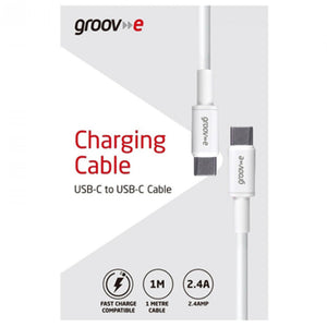 Groov-e Micro USB to USB-A Charging Cable 1m - White