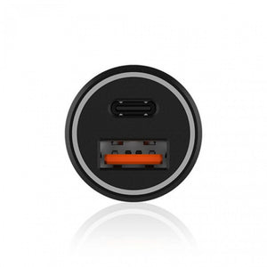 Groov-e Dual USB-C & USB-A Car Charger - Black - USB PC ACCESSORIES - Beattys of Loughrea