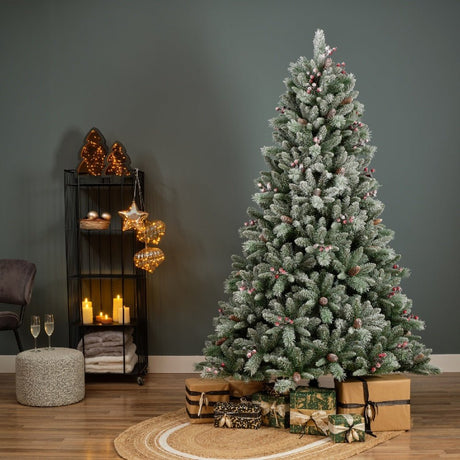 Frosted Windham Spruce Tree | 7Ft - XMAS TREE ARTIFICIAL - Beattys of Loughrea