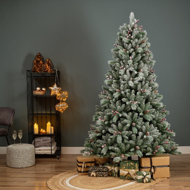 Frosted Windham Spruce Tree | 7Ft - XMAS TREE ARTIFICIAL - Beattys of Loughrea