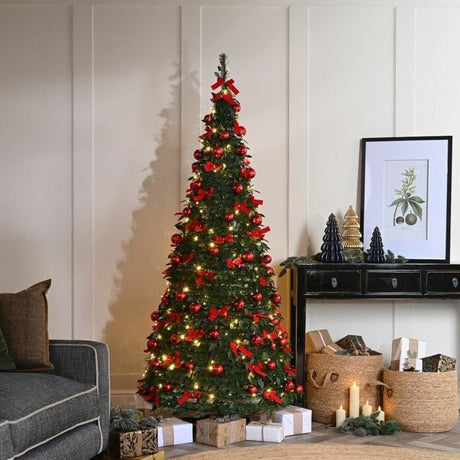 Decorated Pop - Up Pre - Lit Tree - 6Ft - XMAS TREE PRELIT & POPUP - Beattys of Loughrea