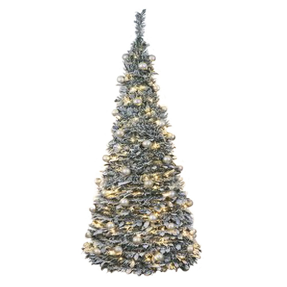 Holly Flock Pop | Up Pre | Lit Tree | 6Ft - XMAS TREE PRELIT & POPUP - Beattys of Loughrea