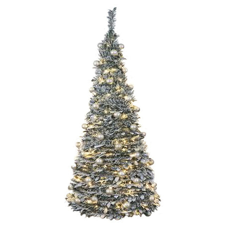 Holly Flock Pop | Up Pre | Lit Tree | 6Ft - XMAS TREE PRELIT & POPUP - Beattys of Loughrea