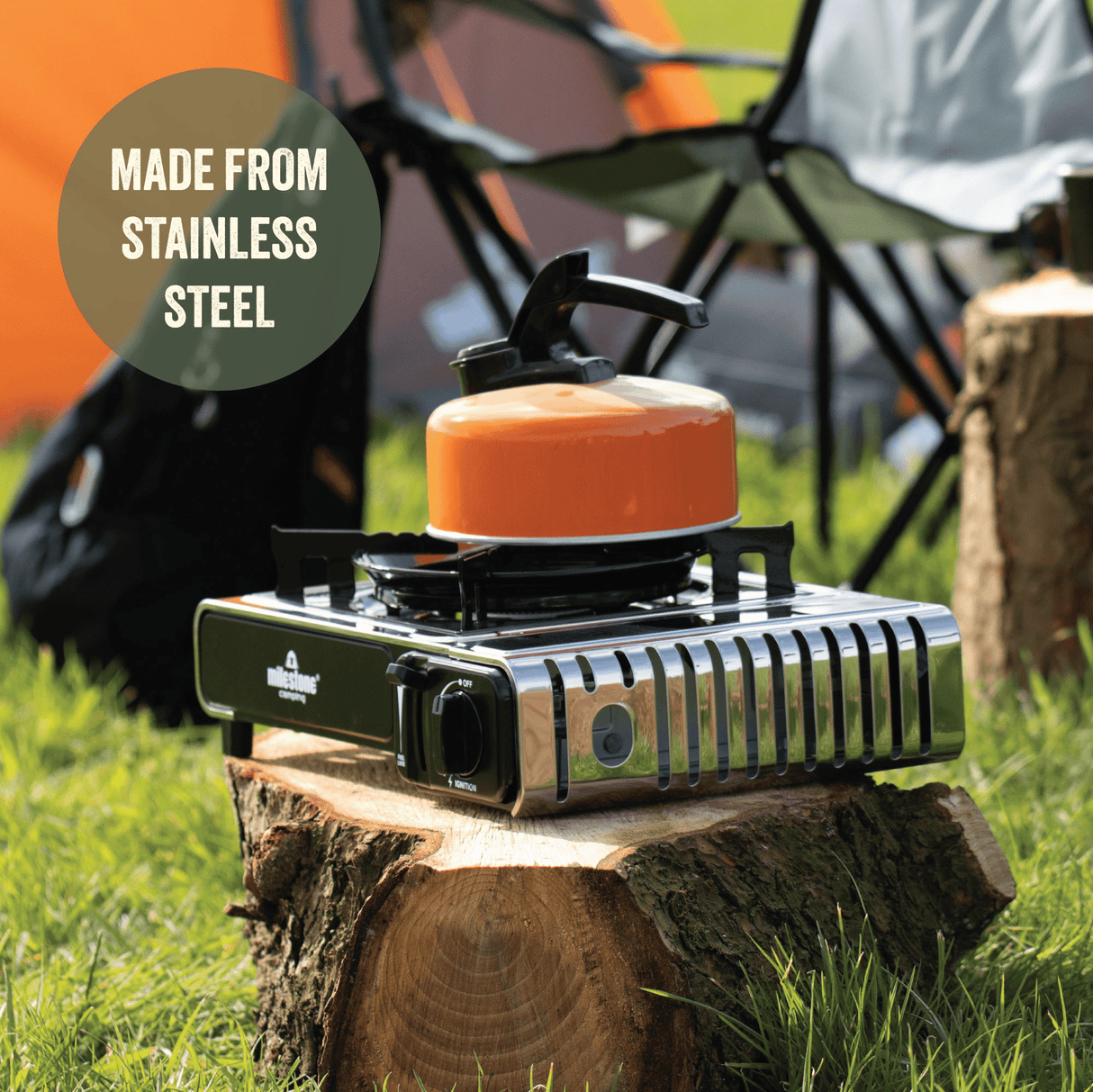 Milestone Portable Gas Camping Stove - GAS CAMPING STOVES - Beattys of Loughrea