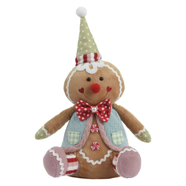 Sitting Gingerbread - 40Cm – A Festive Must - Have To Brighten Your Celebrations. - XMAS SOFT DECOS - Beattys of Loughrea