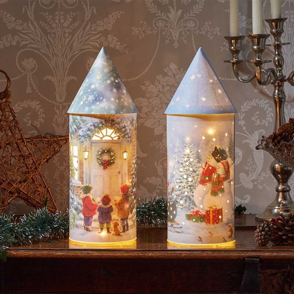 Inlit Décorhouse - Frostyfrolics! - Large – A Holiday Bestseller To Brighten Your Celebrations. - XMAS LANTERNS/ BOTTLES - Beattys of Loughrea