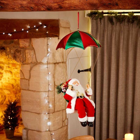 Para - Santa – A Holiday Bestseller To Brighten Your Celebrations. - XMAS CERAMIC WOOD RESIN GLASS ORNAMENTS - Beattys of Loughrea