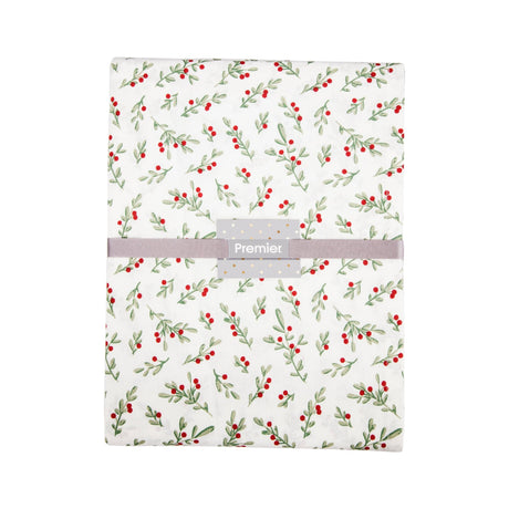 Premier Holly Berry Tablecloth 2 x 1.3m - APRON/GLOVE/TEXTILE - Beattys of Loughrea