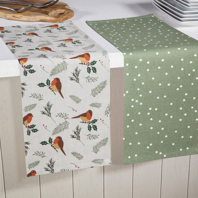 Premier 45 x 65cm Set of 2 Robin Spot Tea Towels - CLEANING - TEA TOWEL/DISHCLOTH - Beattys of Loughrea