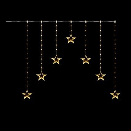 Premier Infinity Mirror Star Curtain Light with Warm White LEDs – 1.2m x 1.2m - XMAS LIGHTS LED - Beattys of Loughrea