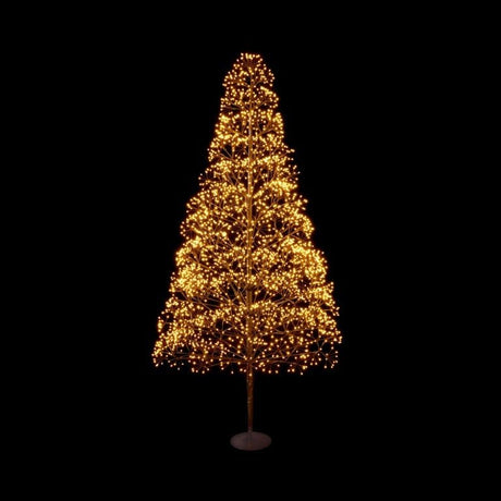 Premier 1.5m Black UltraBrights Tree with 1980 Warm White LEDs - XMAS ROOM DECORATION LARGE AND LIGHT UP - Beattys of Loughrea