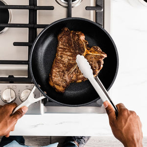 Ninja ZEROSTICK Stainless Steel 30cm Frying Pan - C60030UK - FRYPAN/WOK/SKILLET - Beattys of Loughrea