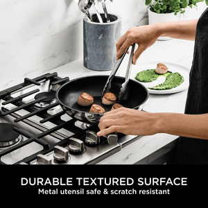 Ninja ZEROSTICK Stainless Steel 30cm Frying Pan - C60030UK - FRYPAN/WOK/SKILLET - Beattys of Loughrea