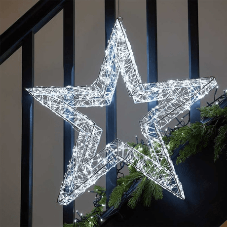 1800 LED Galaxy Star 60cm - Cool White, Low Voltage - XMAS ROOM DECORATION LARGE AND LIGHT UP - Beattys of Loughrea
