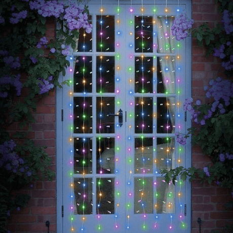Party Curtain Lights - Multi Coloured - XMAS LIGHTS LED - Beattys of Loughrea