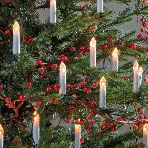 Tree Candles - Set of 50, Low Voltage - XMAS LIGHTS LED - Beattys of Loughrea