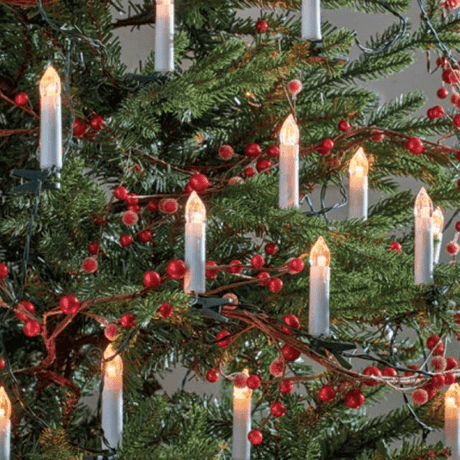 Tree Candles - Set of 50, Low Voltage - XMAS LIGHTS LED - Beattys of Loughrea