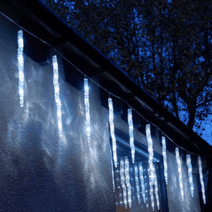 Smart Icicle Lights Cool/Multi - Set of 10, Low Voltage - XMAS LIGHTS LED - Beattys of Loughrea