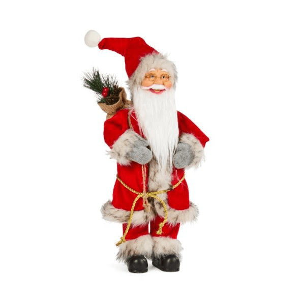 Mr Claus Figurine 52cm - XMAS SOFT DECOS - Beattys of Loughrea