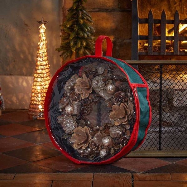 Wreath TidyBag, 60cm (Wreath not Included) - XMAS LIGHTED OUTDOOR DECOS - Beattys of Loughrea