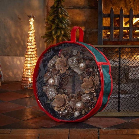 Wreath TidyBag, 60cm (Wreath not Included) - XMAS LIGHTED OUTDOOR DECOS - Beattys of Loughrea