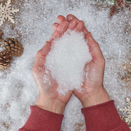 Fine Artificial Snow for Festive Displays – 100g - XMAS ACCESSORIES - Beattys of Loughrea