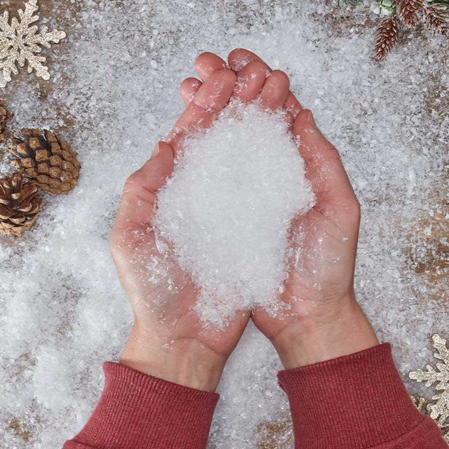 Fine Artificial Snow for Festive Displays – 100g - XMAS ACCESSORIES - Beattys of Loughrea