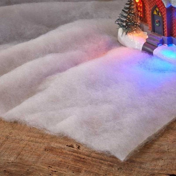 Snow Blanket White 100 x 100cm - XMAS ACCESSORIES - Beattys of Loughrea