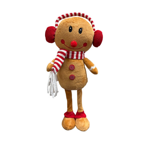 Gingerbread Girl Standing 34cm - XMAS SOFT DECOS - Beattys of Loughrea