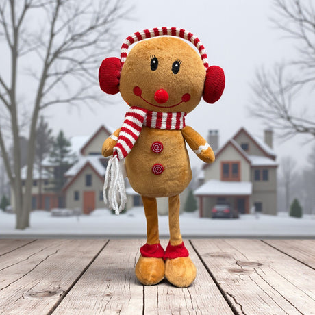 Gingerbread Girl Standing 34cm - XMAS SOFT DECOS - Beattys of Loughrea