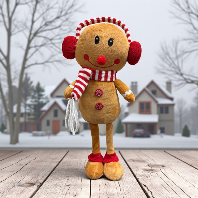 Gingerbread Girl Standing 34cm - XMAS SOFT DECOS - Beattys of Loughrea