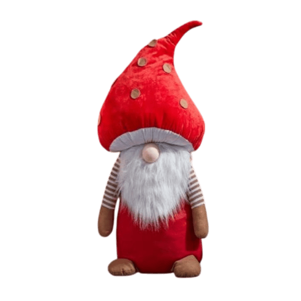 Festive Funghi Trumpet – Mushroom - Inspired Christmas Gonk (60cm) - XMAS SOFT DECOS - Beattys of Loughrea