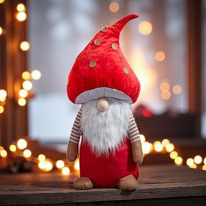 Festive Funghi Trumpet – Mushroom - Inspired Christmas Gonk (60cm) - XMAS SOFT DECOS - Beattys of Loughrea