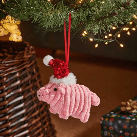 Polly Pig - Pendant 14cm - XMAS SOFT DECOS - Beattys of Loughrea