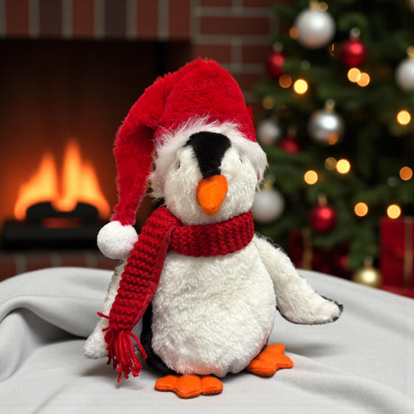30cm Puppa Penguin Plush - XMAS SOFT DECOS - Beattys of Loughrea
